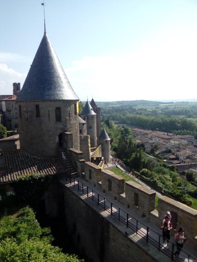 Ferienwohnung Drissia&Othman Cote Cite Carcassonne Exterior foto